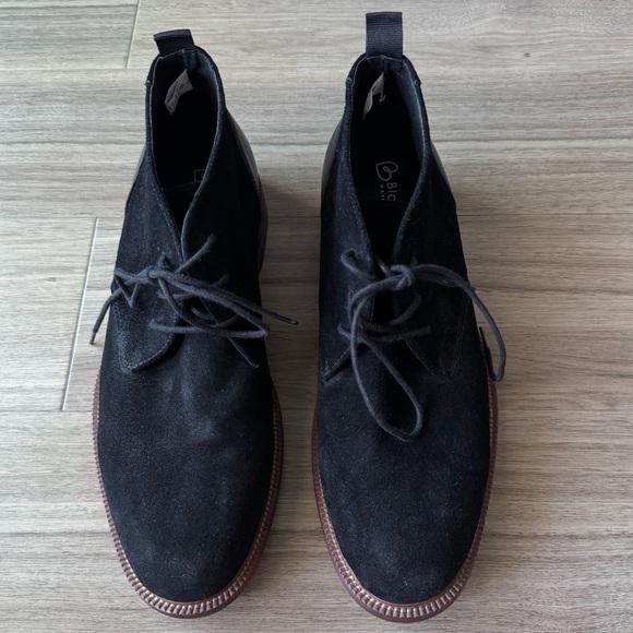 Blondo Keith Chukka Waterproof Suede Ankle Men's Black Boots Size 12M - Picture 2 of 9